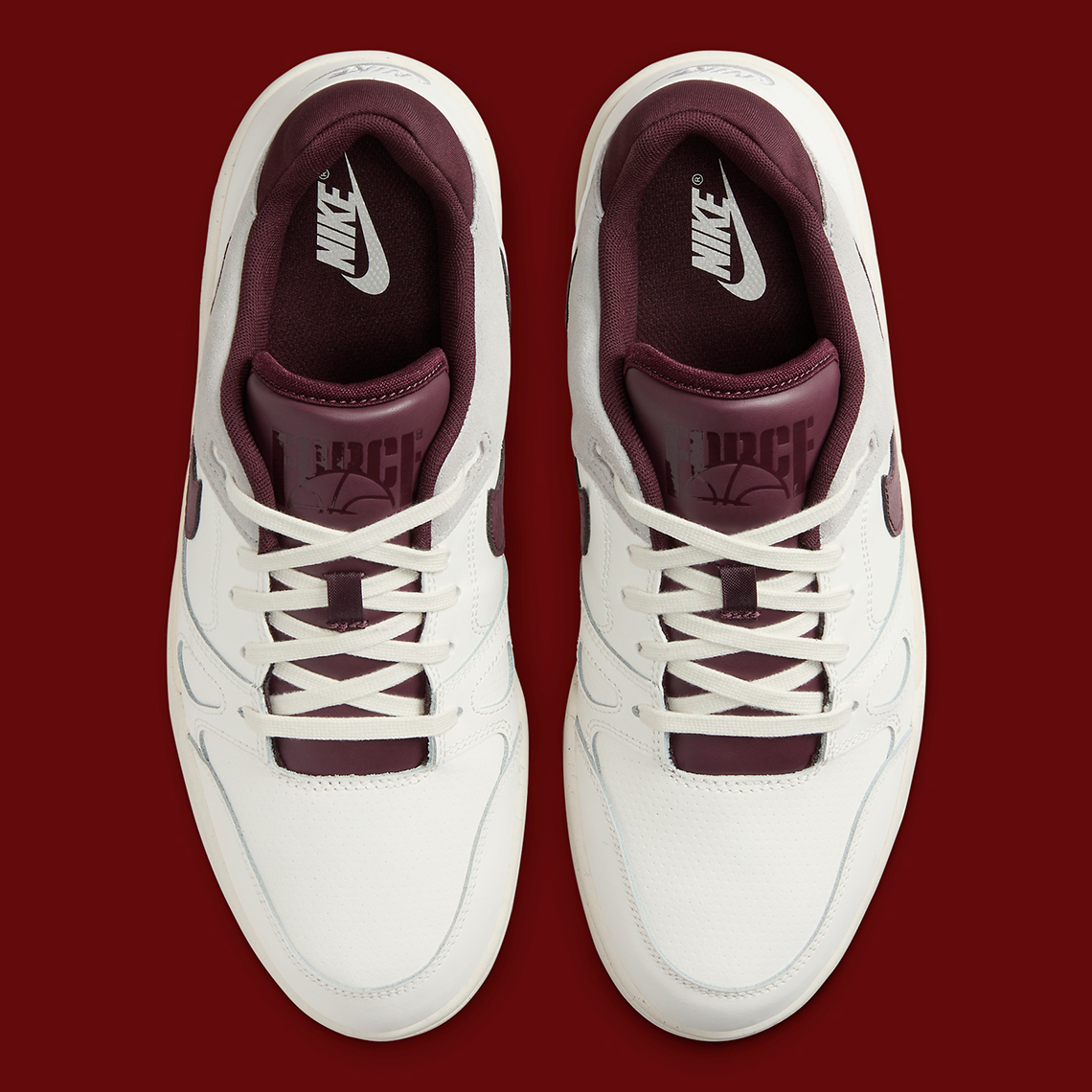 Nike Full Force Low: Hồi Sinh Phong Cách Retro với Phối Màu Burgundy - 4