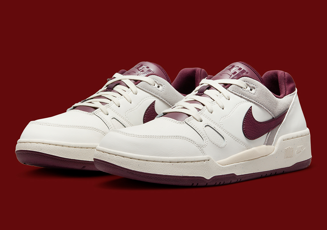 Nike Full Force Low: Hồi Sinh Phong Cách Retro với Phối Màu Burgundy - 9