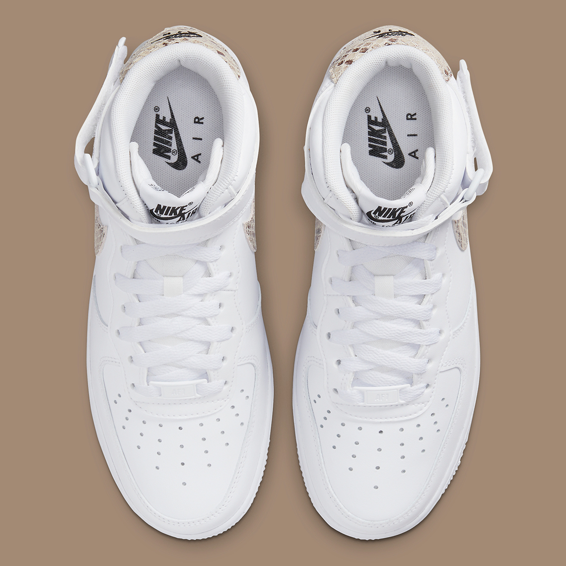 Nike gắn kết Snakeskin Swooshes cho Air Force 1 Mid sắp tới này - 5
