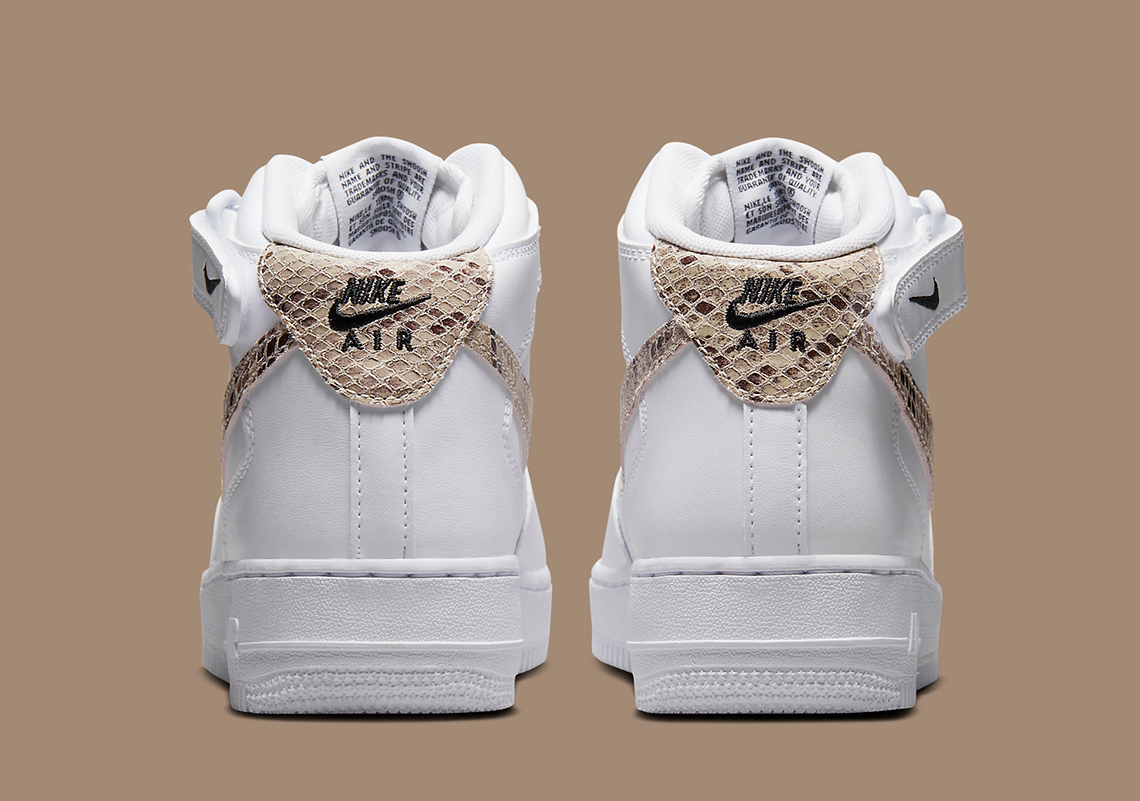 Nike gắn kết Snakeskin Swooshes cho Air Force 1 Mid sắp tới này - 6