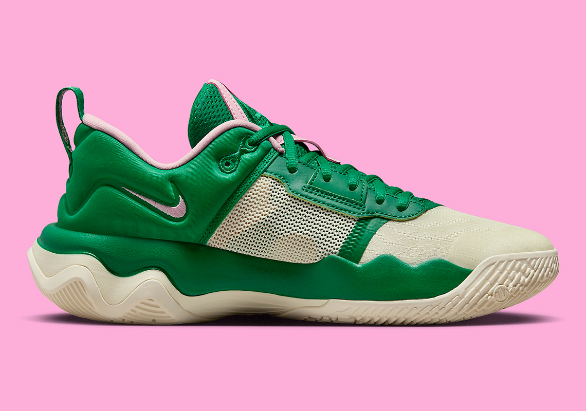 Nike Giannis Immortality 3 Green/Pink - Đánh dấu sự xuất hiện của phiên bản mới đầy sôi động! - 3