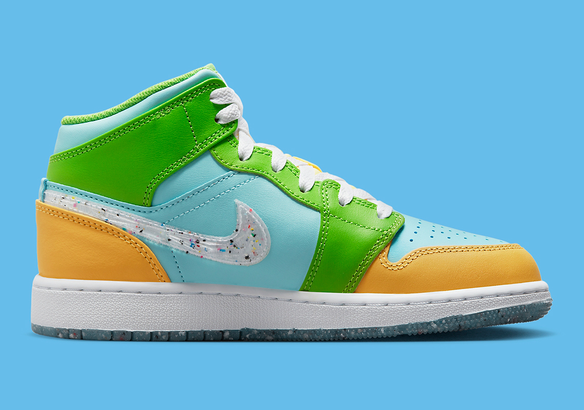 Nike Grind xuất hiện trên Air Jordan 1 Mid cho trẻ em - 3