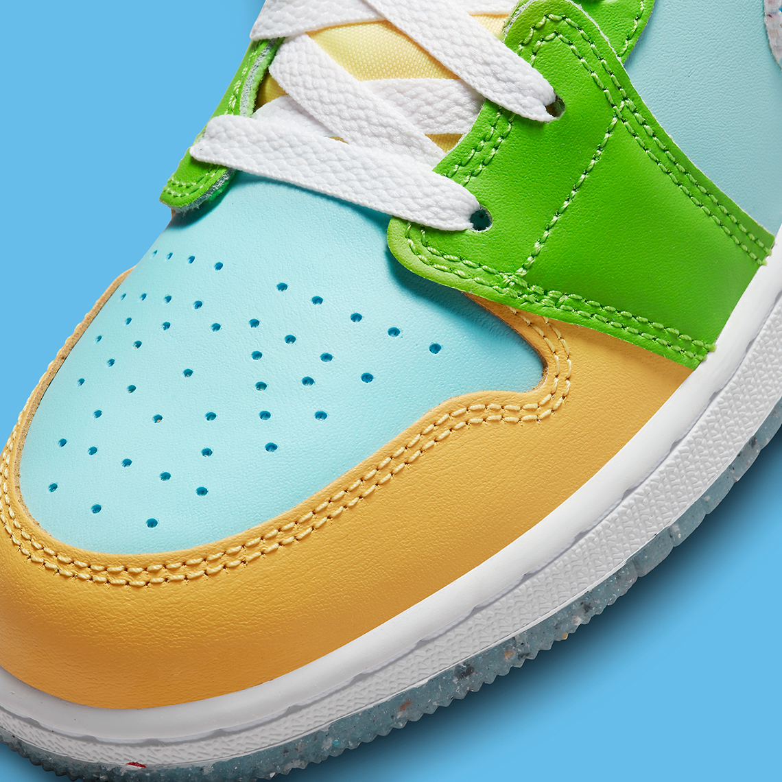 Nike Grind xuất hiện trên Air Jordan 1 Mid cho trẻ em - 8