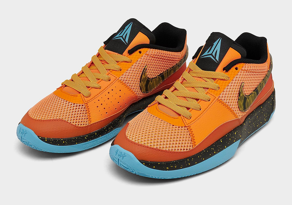Nike Ja 1 'Mandarin Orange': Đôi giày phong cách với gam màu cam chanh tươi sáng - 2