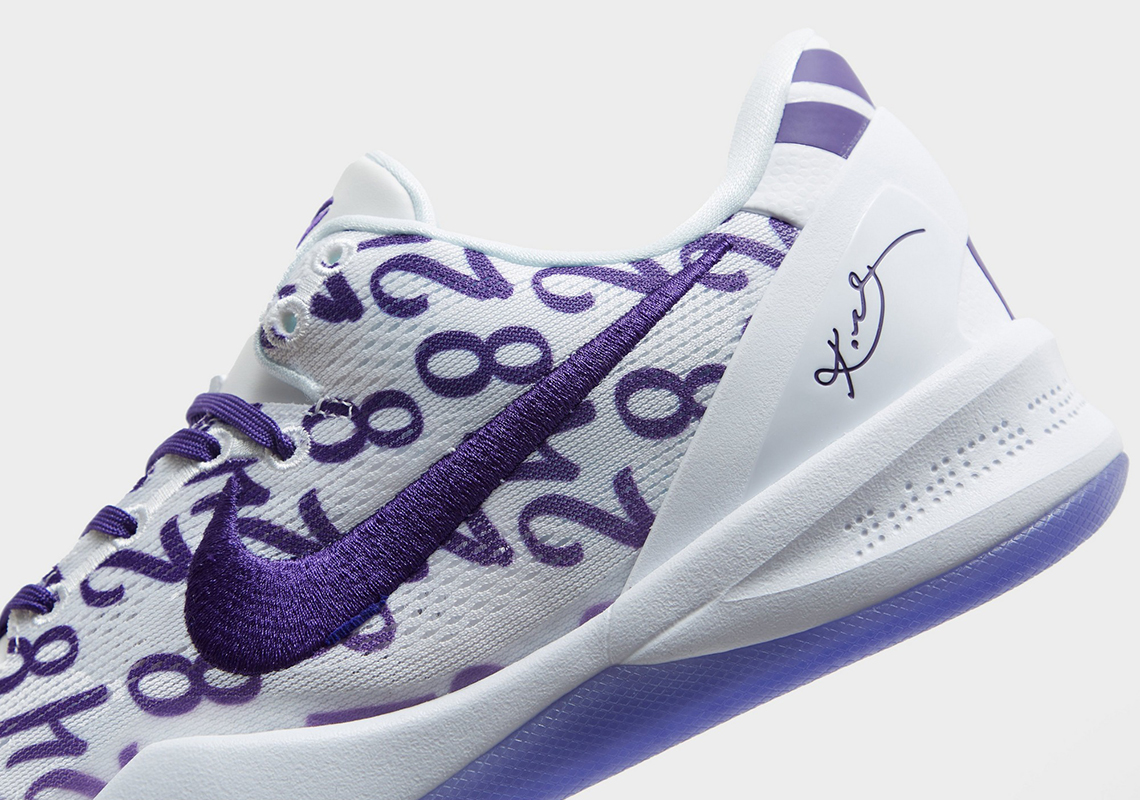 Nike Kobe 8 Protro White/Court Purple: Phiên Bản Độc Đáo Sắp Ra Mắt! - 13