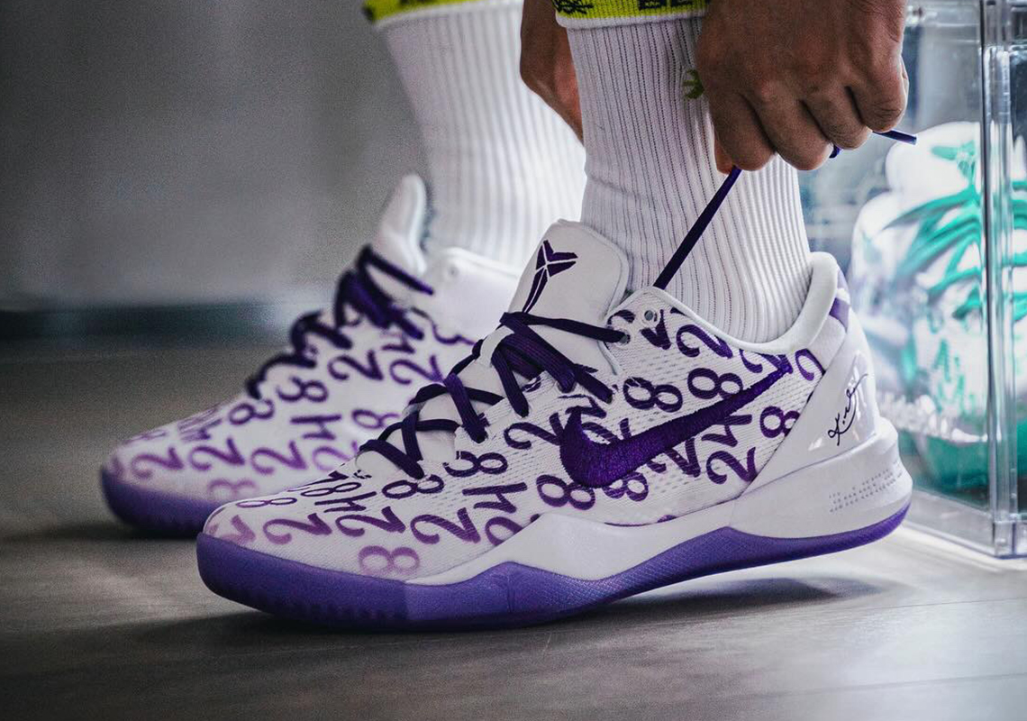 Nike Kobe 8 Protro White/Court Purple: Phiên Bản Độc Đáo Sắp Ra Mắt! - 19