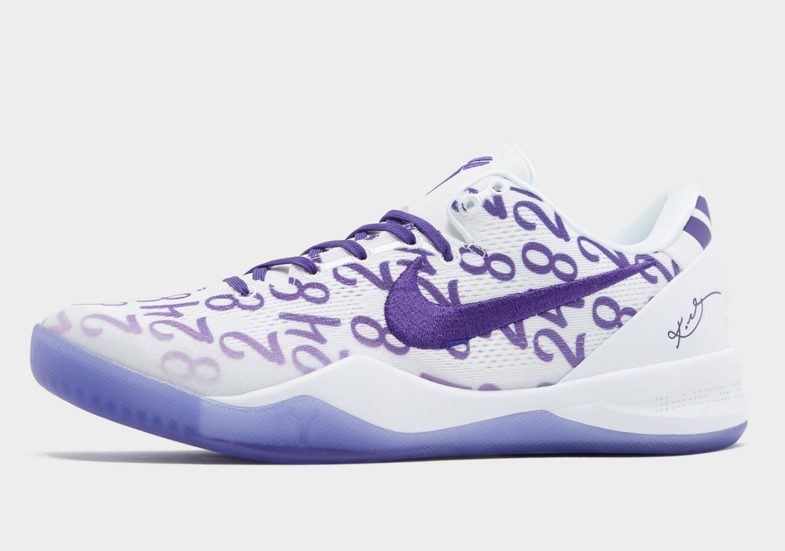 Nike Kobe 8 Protro White/Court Purple: Phiên Bản Độc Đáo Sắp Ra Mắt! - 2