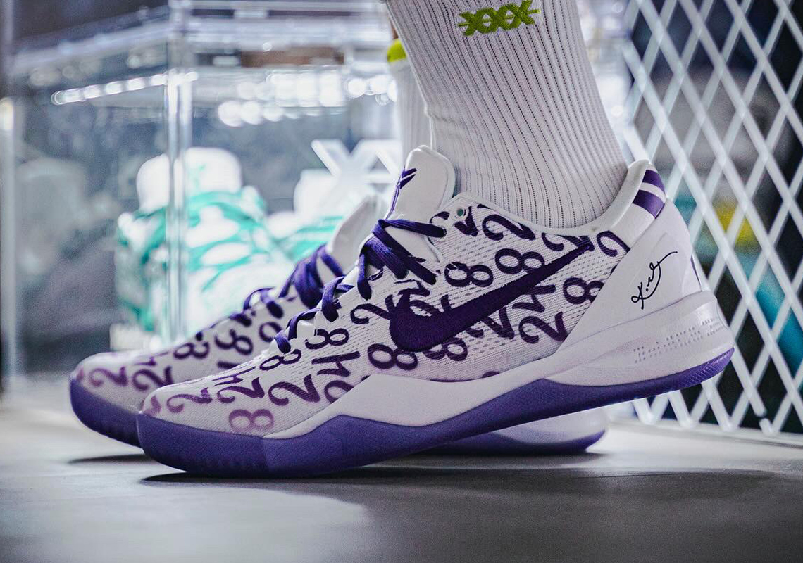 Nike Kobe 8 Protro White/Court Purple: Phiên Bản Độc Đáo Sắp Ra Mắt! - 20