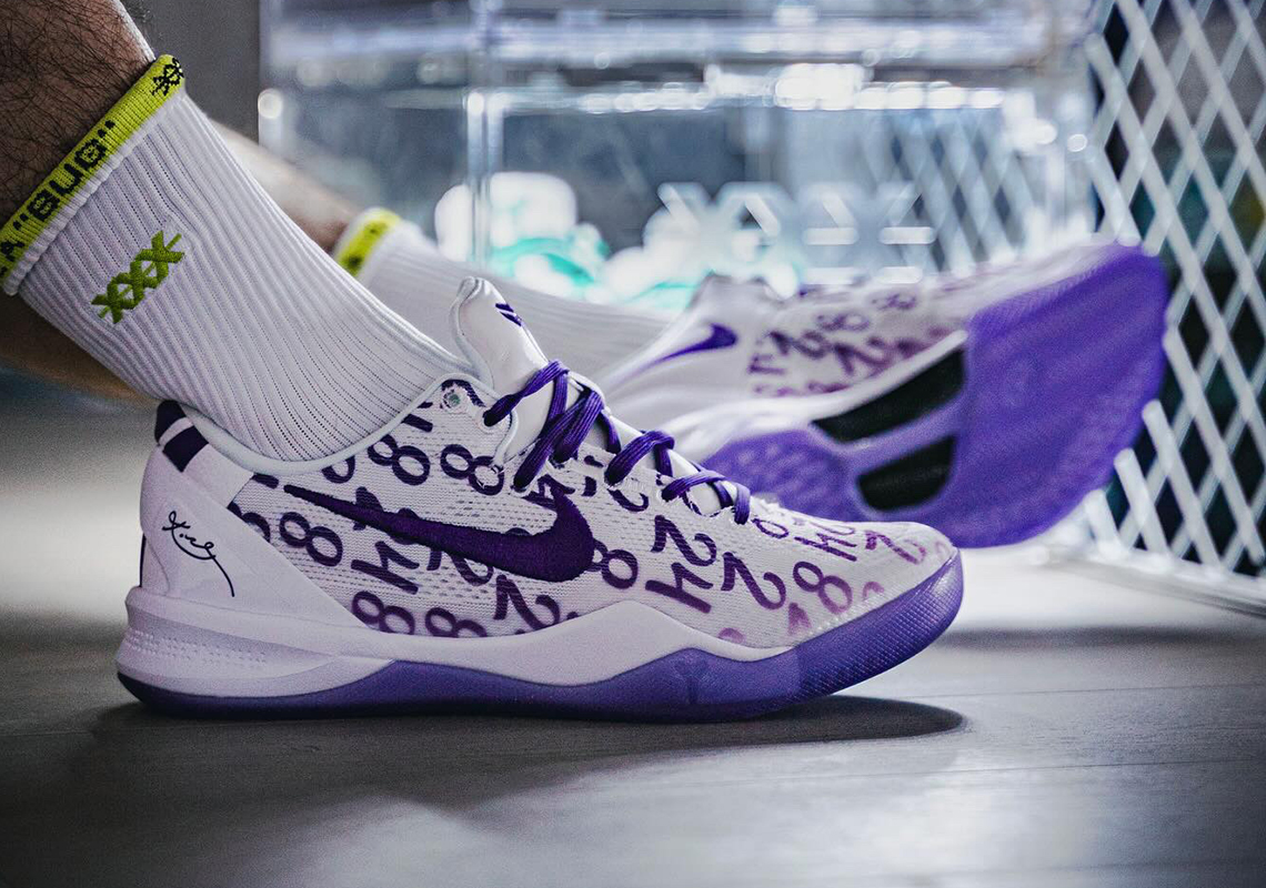 Nike Kobe 8 Protro White/Court Purple: Phiên Bản Độc Đáo Sắp Ra Mắt! - 22