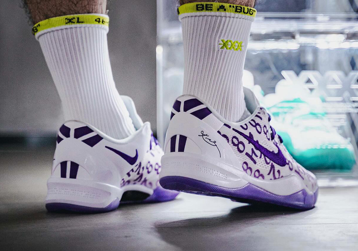 Nike Kobe 8 Protro White/Court Purple: Phiên Bản Độc Đáo Sắp Ra Mắt! - 23
