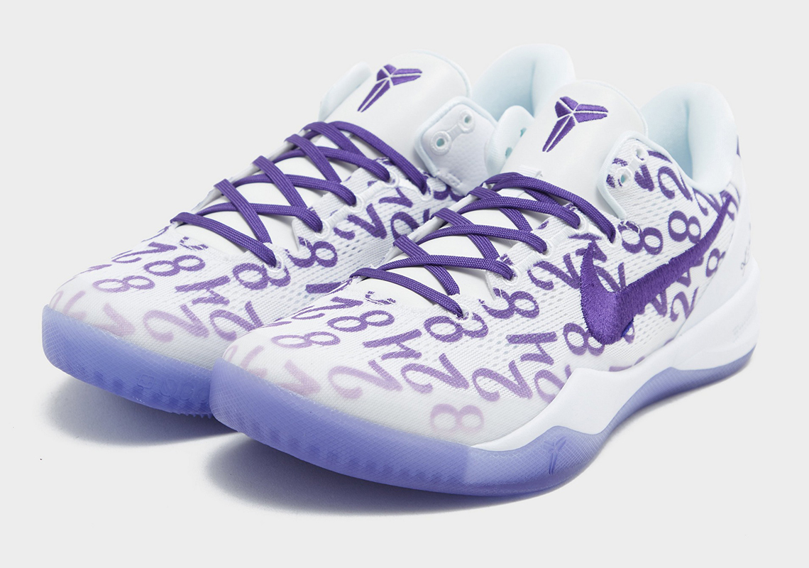 Nike Kobe 8 Protro White/Court Purple: Phiên Bản Độc Đáo Sắp Ra Mắt! - 9