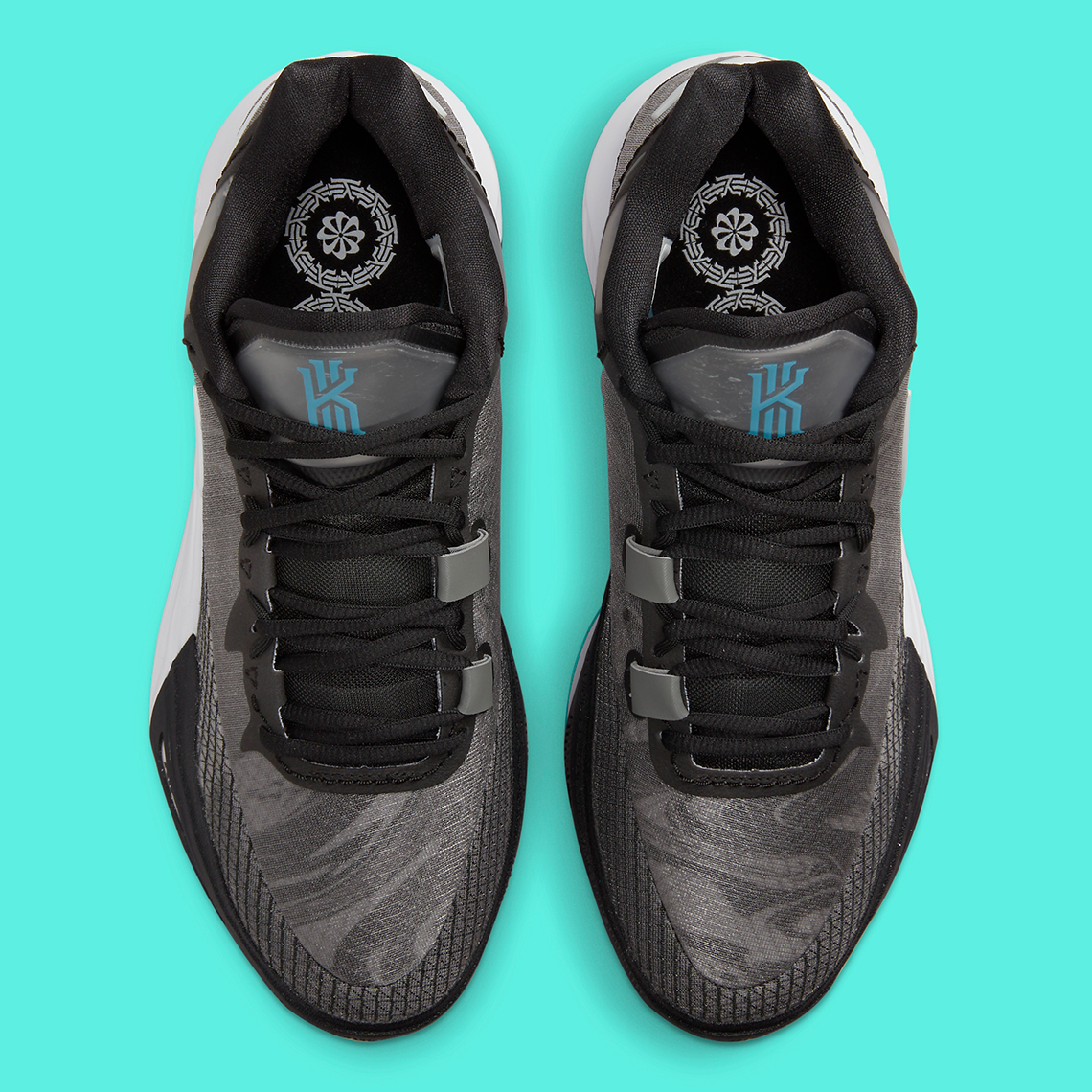 Nike Kyrie 8 với màu Black/Light Menta sôi động - 4