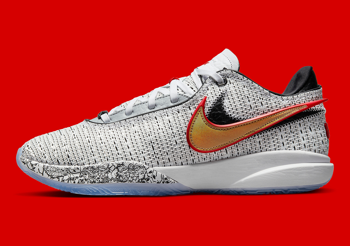 Nike LeBron 20 Harkens MVP  với các điểm nhấn Metallic Gold - 2