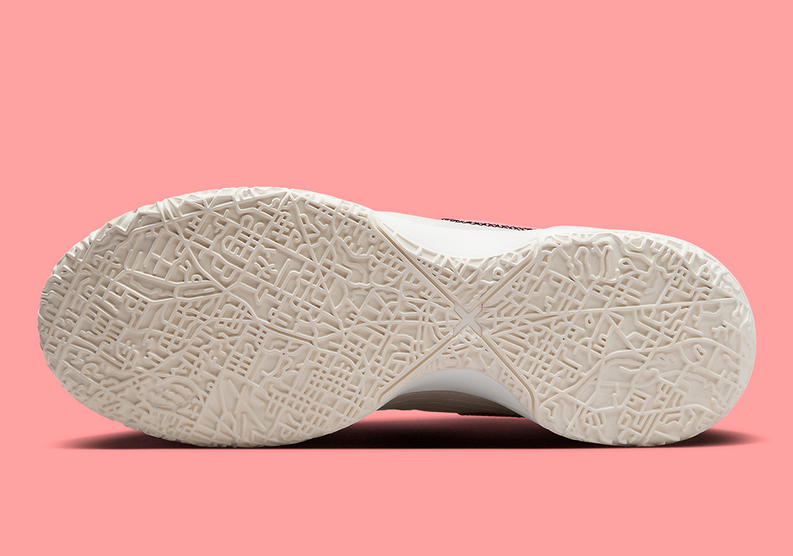 Nike LeBron NXXT Gen Light Orewood Brown được phối màu hồng và cam sáng - 5