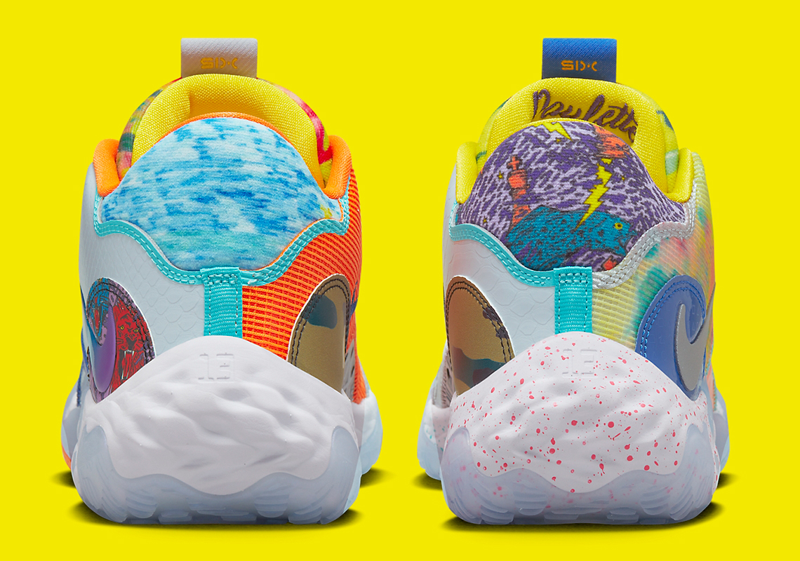 Nike PG 6 Opti-Yellow/Total Orange cá tính với nhiều màu sắc. - 5