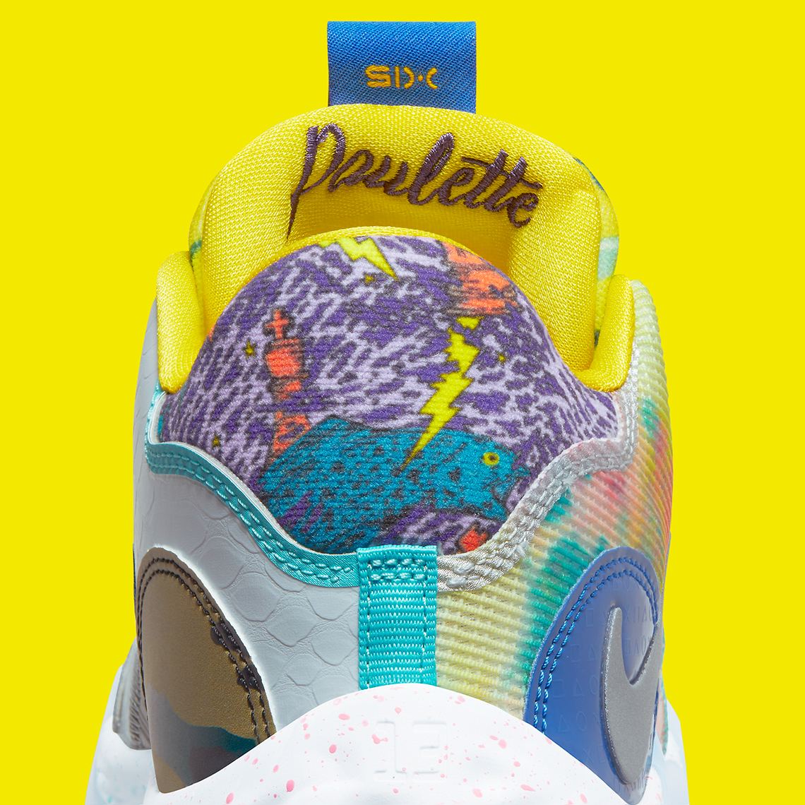 Nike PG 6 Opti-Yellow/Total Orange cá tính với nhiều màu sắc. - 9