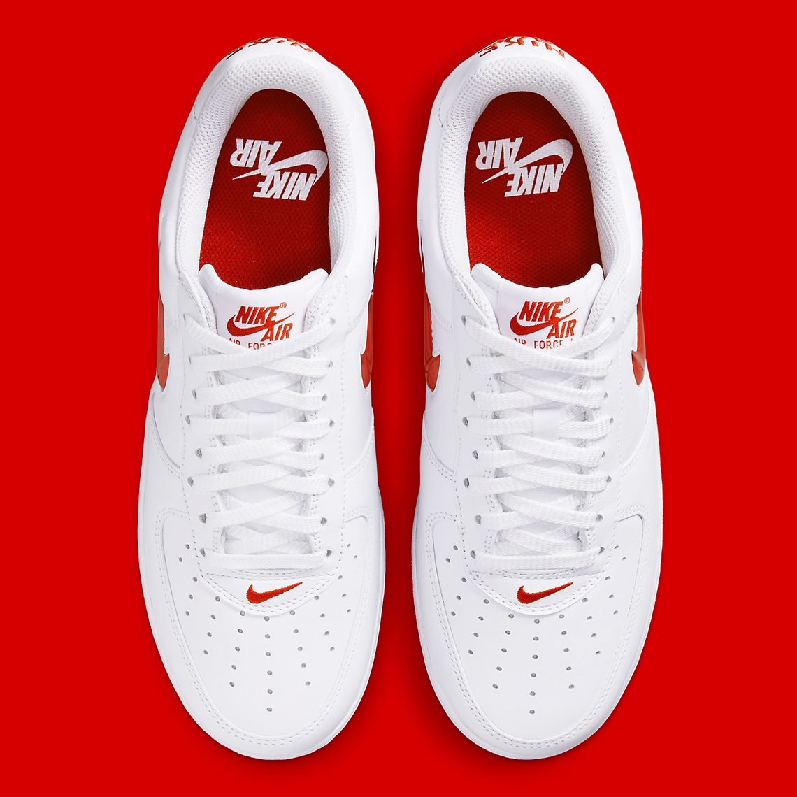 Nike ra mắt Air Force 1 Low Color of the Month mới với gam màu trắng đỏ - 5