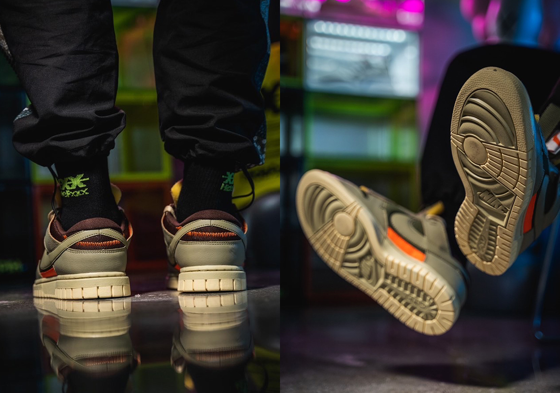 Nike ra mắt Dunk Low được làm lại với màu Olive Green/Orange - 10