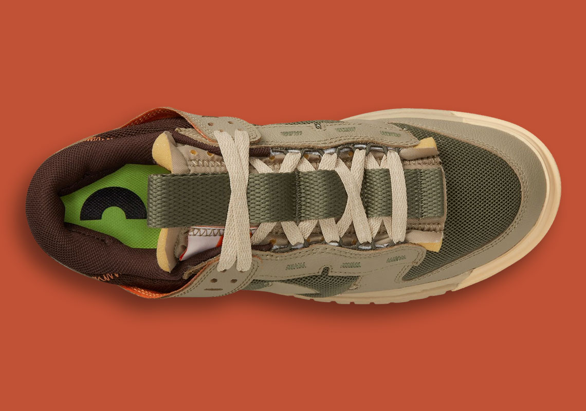 Nike ra mắt Dunk Low được làm lại với màu Olive Green/Orange - 4