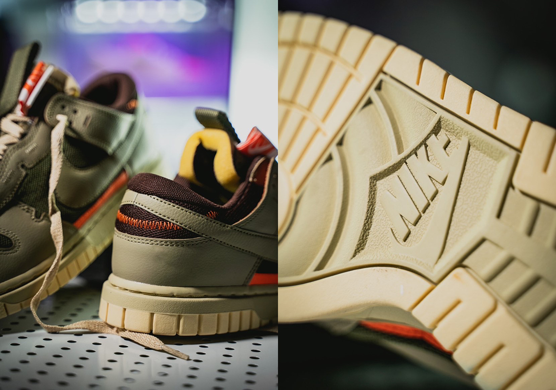 Nike ra mắt Dunk Low được làm lại với màu Olive Green/Orange - 6