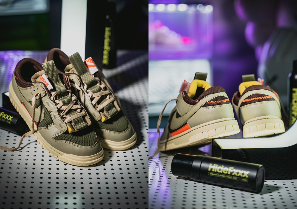 Nike ra mắt Dunk Low được làm lại với màu Olive Green/Orange - 7