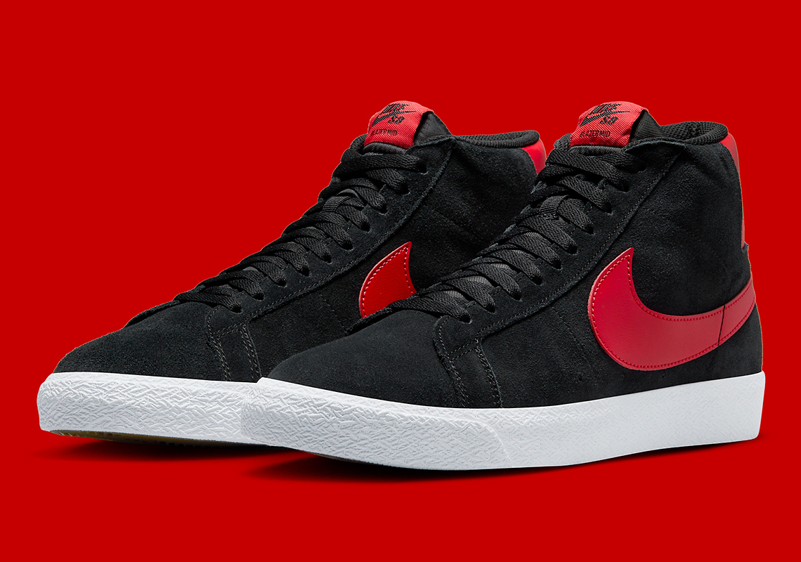 Nike SB Blazer Mid Black/Red - Sự Kết Hợp Hoàn Hảo Cho Skaters! - 1