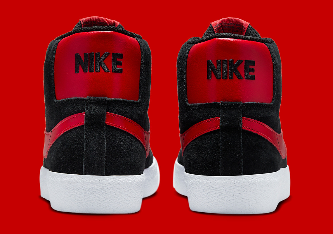 Nike SB Blazer Mid Black/Red - Sự Kết Hợp Hoàn Hảo Cho Skaters! - 11