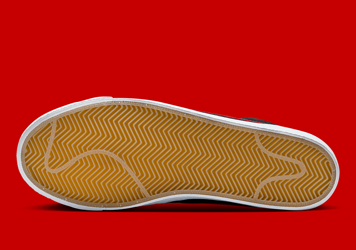 Nike SB Blazer Mid Black/Red - Sự Kết Hợp Hoàn Hảo Cho Skaters! - 5