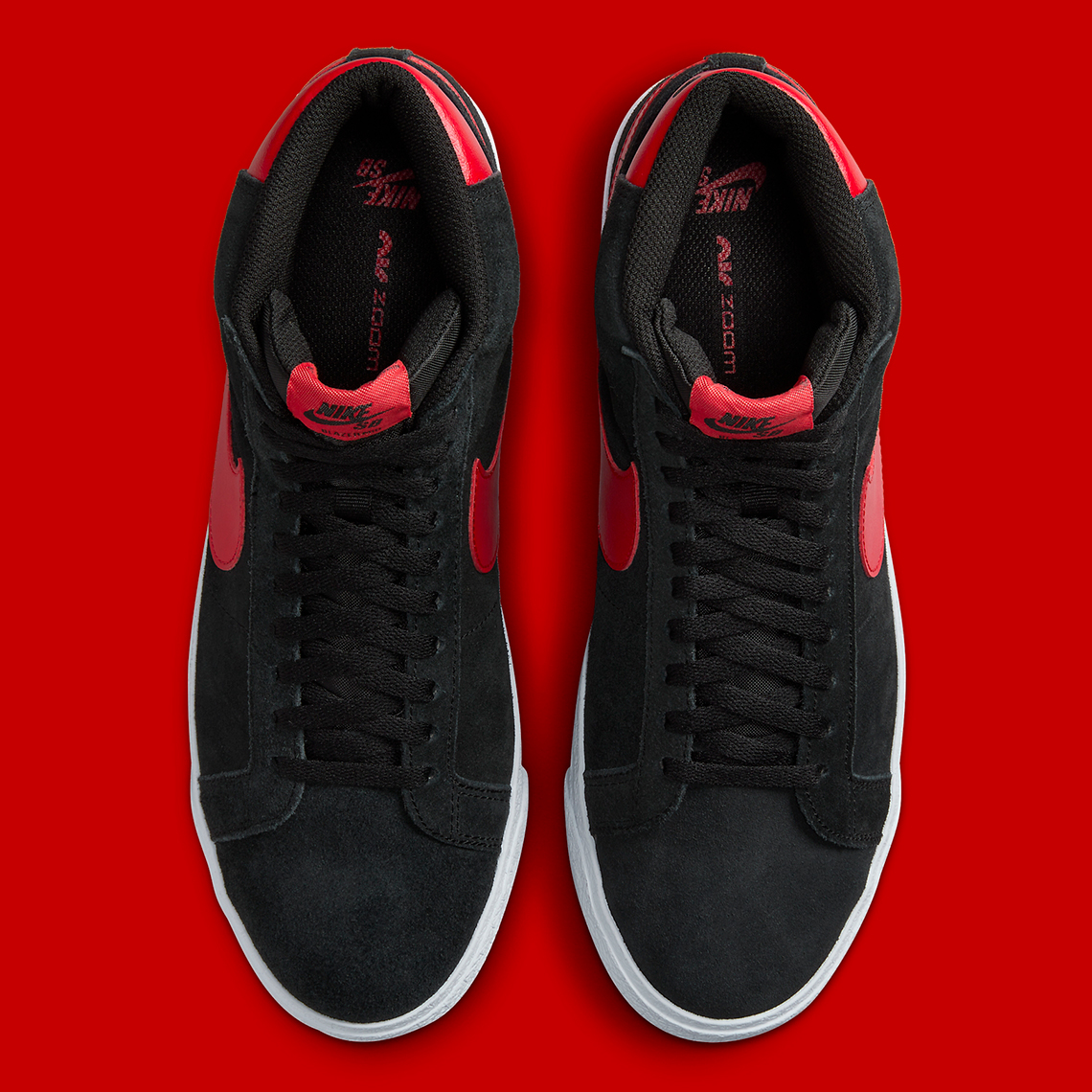 Nike SB Blazer Mid Black/Red - Sự Kết Hợp Hoàn Hảo Cho Skaters! - 6