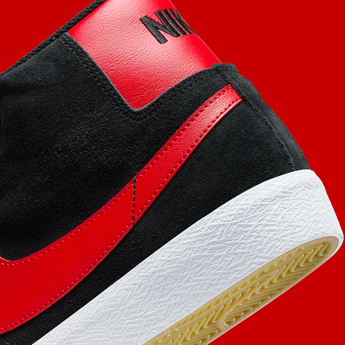 Nike SB Blazer Mid Black/Red - Sự Kết Hợp Hoàn Hảo Cho Skaters! - 8
