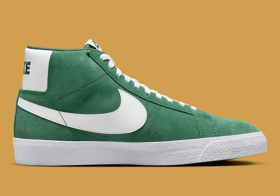 Nike SB Blazer Mid Da Lôi Xanh: Phối Màu Hoàn Hảo Cho Người Mê Skateboard! - 3