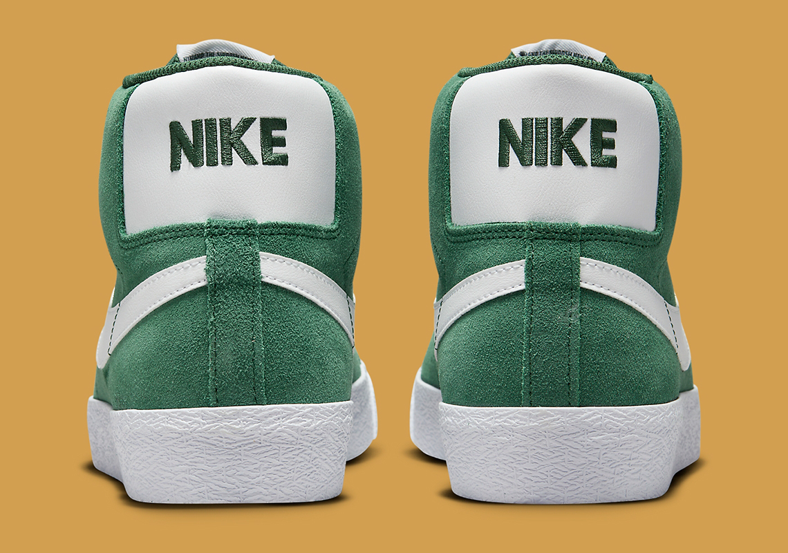 Nike SB Blazer Mid Da Lôi Xanh: Phối Màu Hoàn Hảo Cho Người Mê Skateboard! - 4