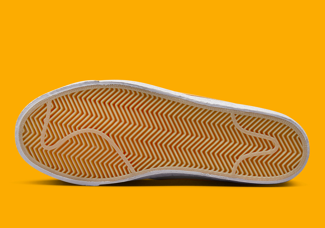 Nike SB Blazer Mid kết hợp màu Summit White và Laser Orange - 6