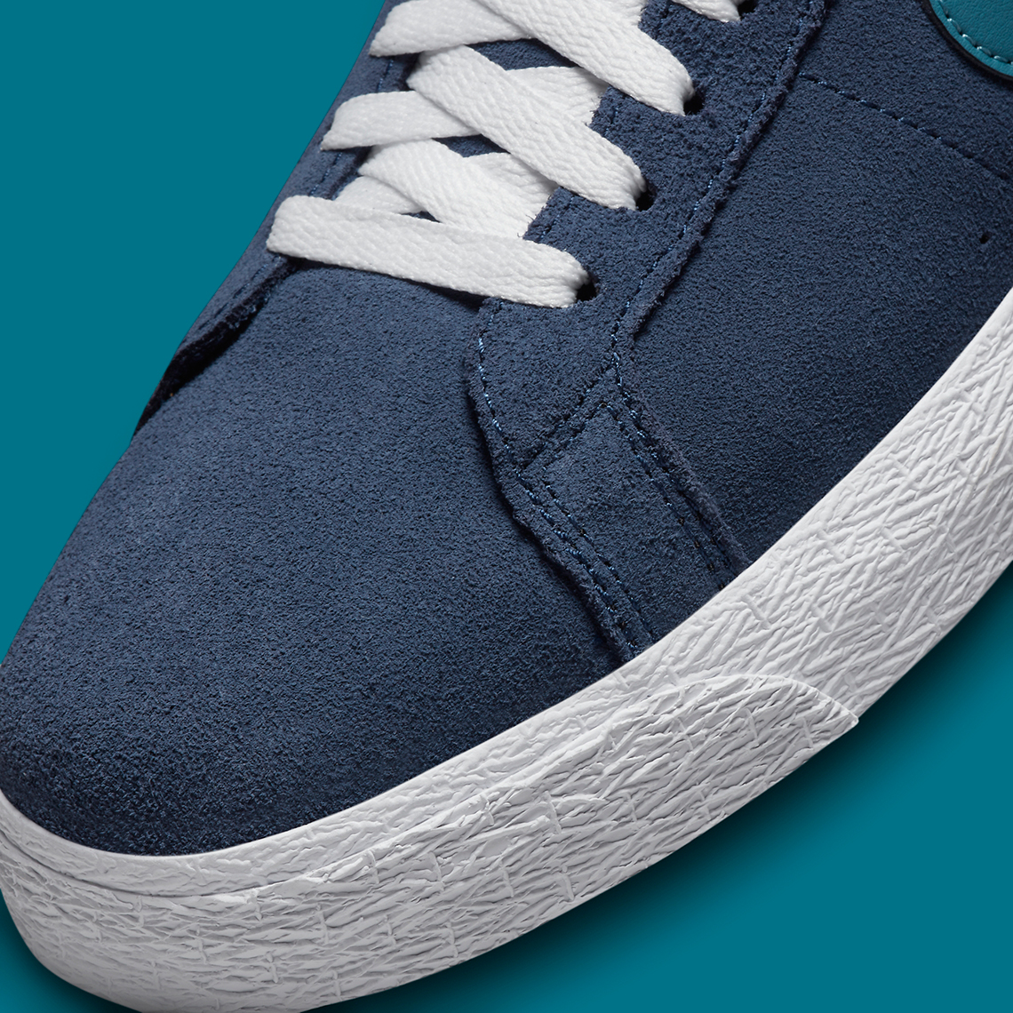 Nike SB Blazer Mid thêm mẫu với màu Navy và màu xanh mòng két (teal) - 8