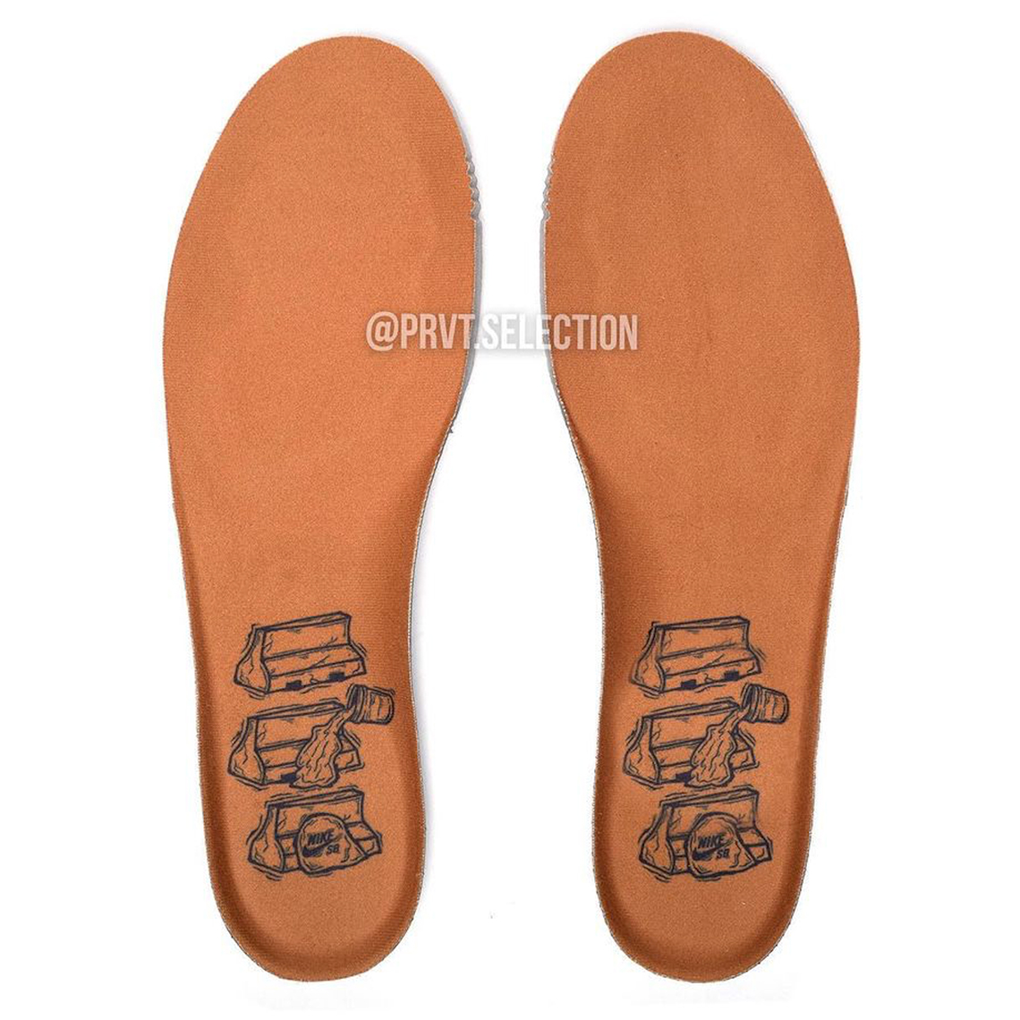 Nike SB Dunk Low có phần mũi giày màu Navy/Wheat Toe - 8