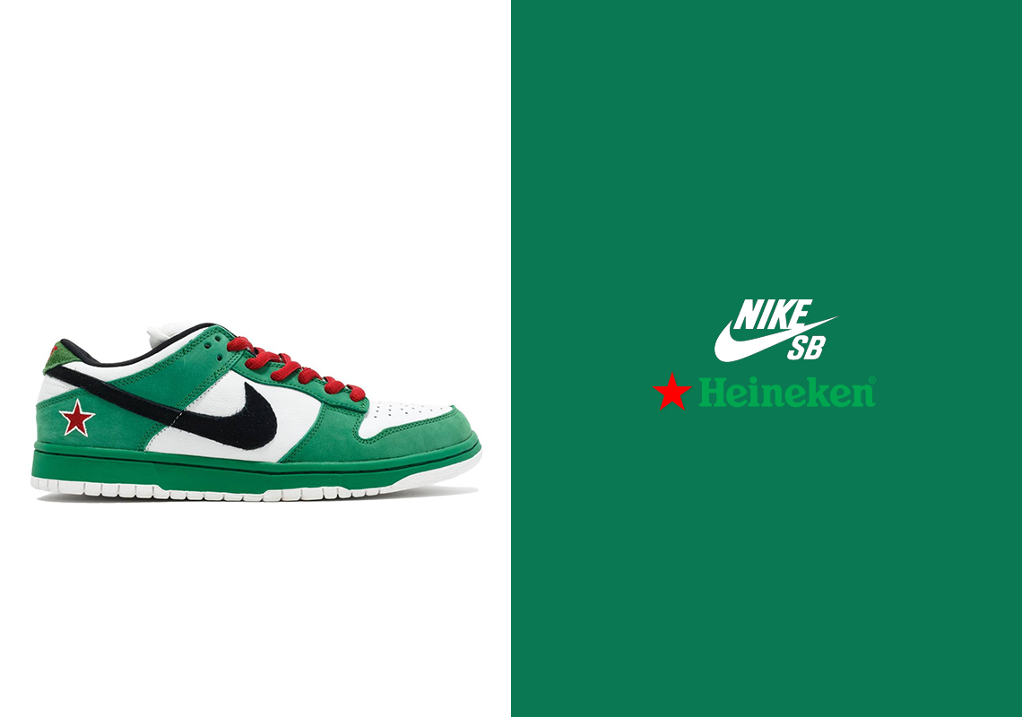 Nike SB Dunk Low Heineken 20 được đồn sẽ phát hành vào 2023 - 1