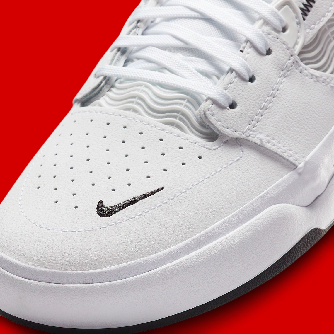 Nike SB Ishod sạch sẽ với màu trắng/đen - 7