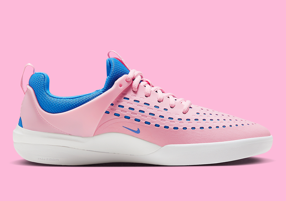 Nike SB Nyjah 3 - Mẫu giày chào hè với gam màu như kẹo bông và màu hồng nhạt - 3