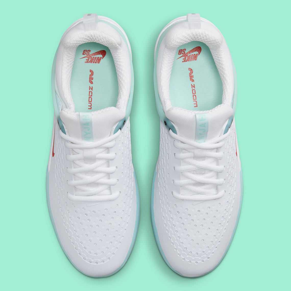 Nike SB Nyjah 3 'Skylight': Sự kết hợp tinh tế của trắng, đỏ và xanh trong phiên bản mới - 6