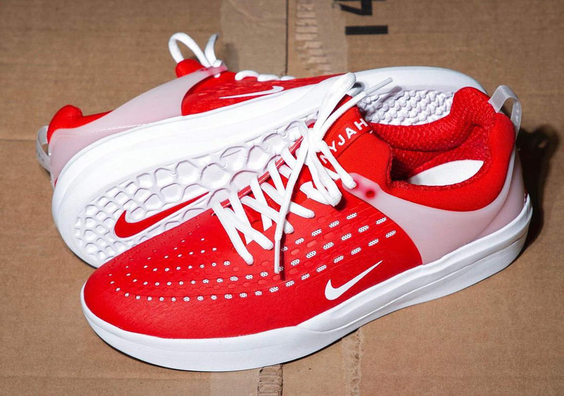 Nike SB Nyjah 3 University Red/White Một sự tôn kính sớm đến Ngày lễ tình nhân - 1