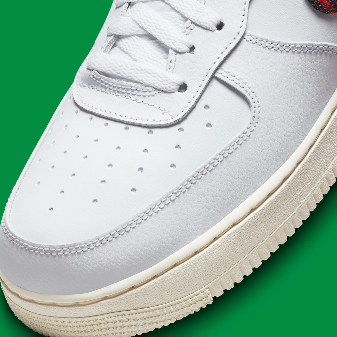 Nike thêm các điểm nhấn tartan kẻ sọc trễn mẫu giày sneaker Nike Air Force 1 Low Plaid - 9