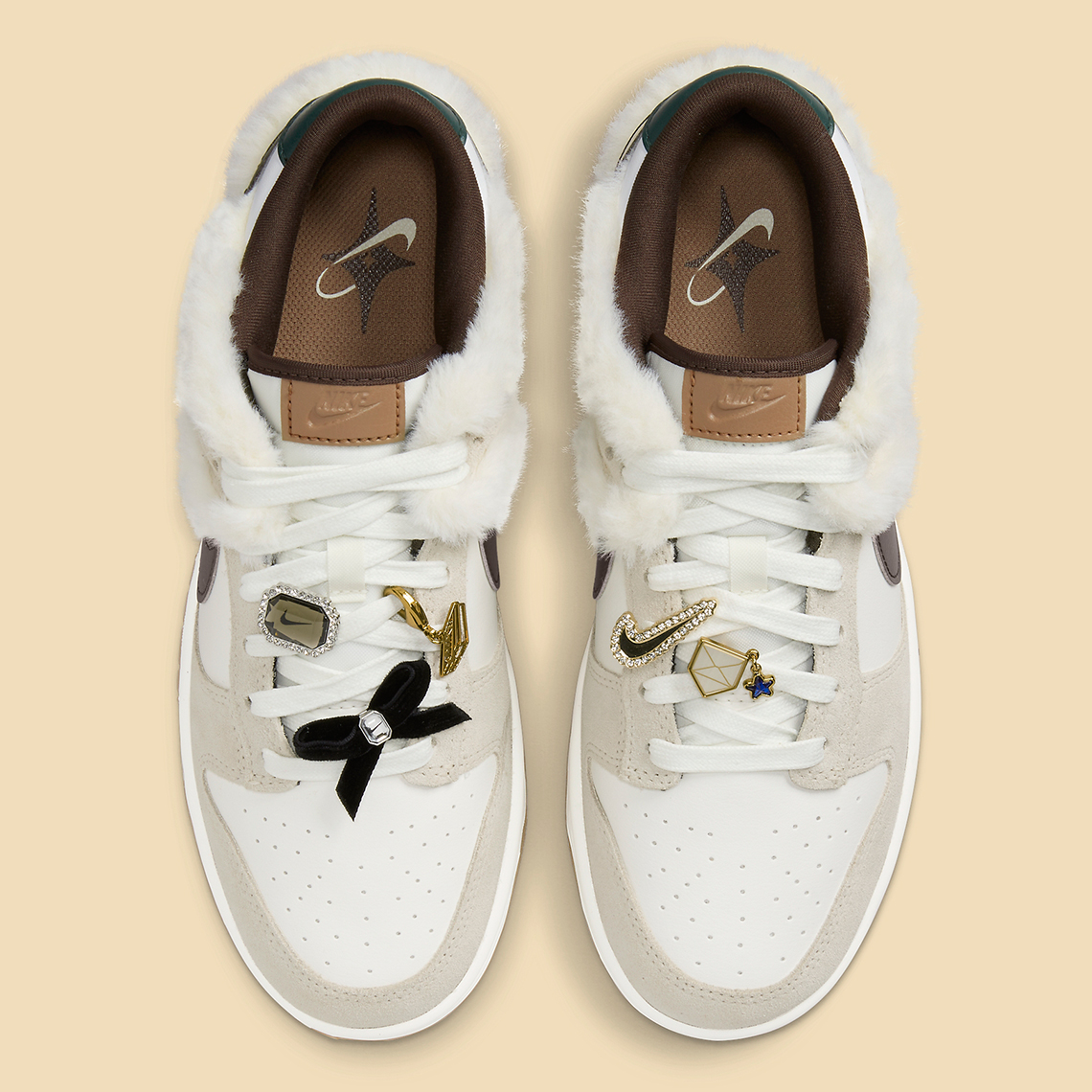 Nike trang bị cho Dunk Low với lông chồn và đồ trang sức hào nhoáng - 5