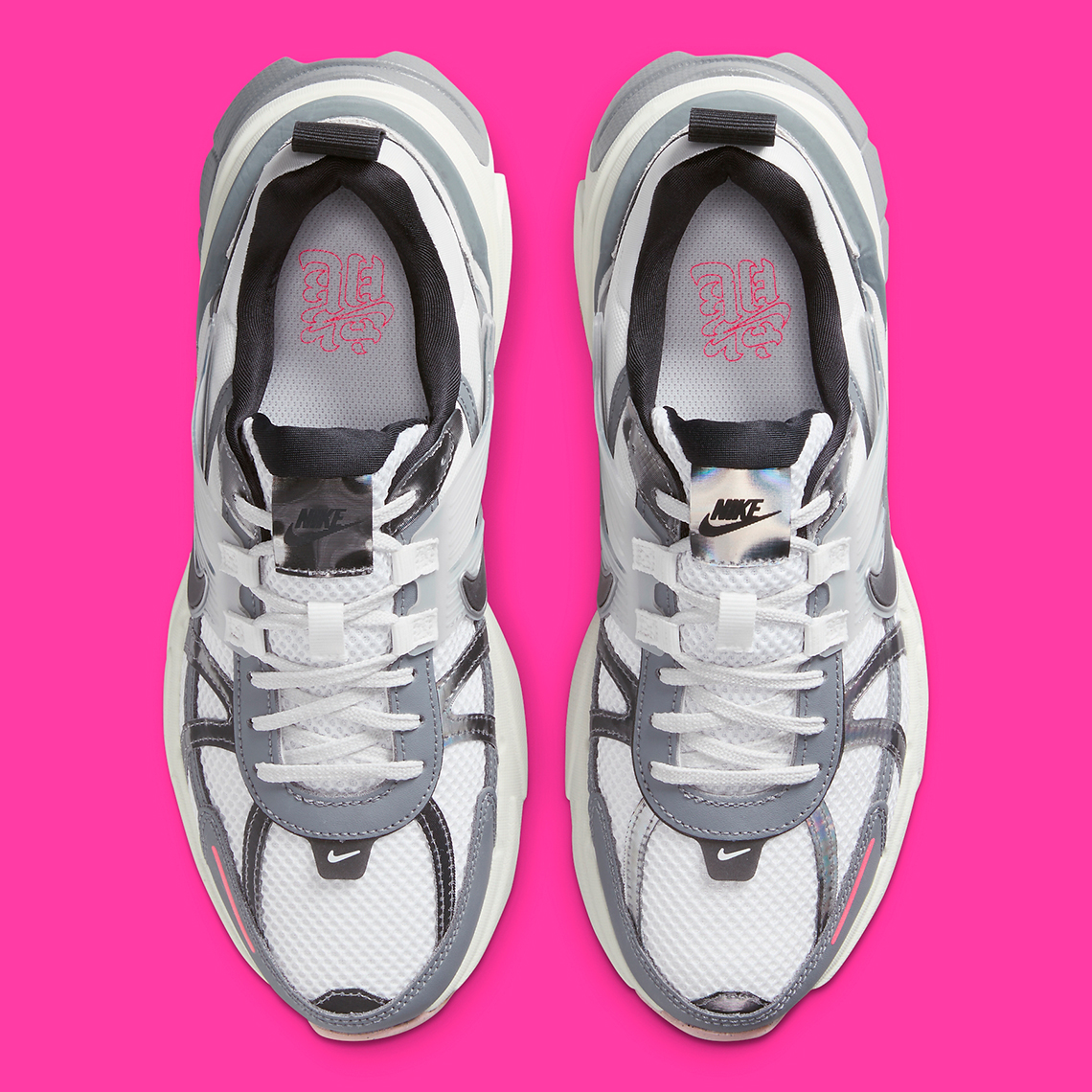 Nike V2K Run Grey/Pink: Hòa Mình Trong Phong Cách Mới Mẻ Y2K - 6