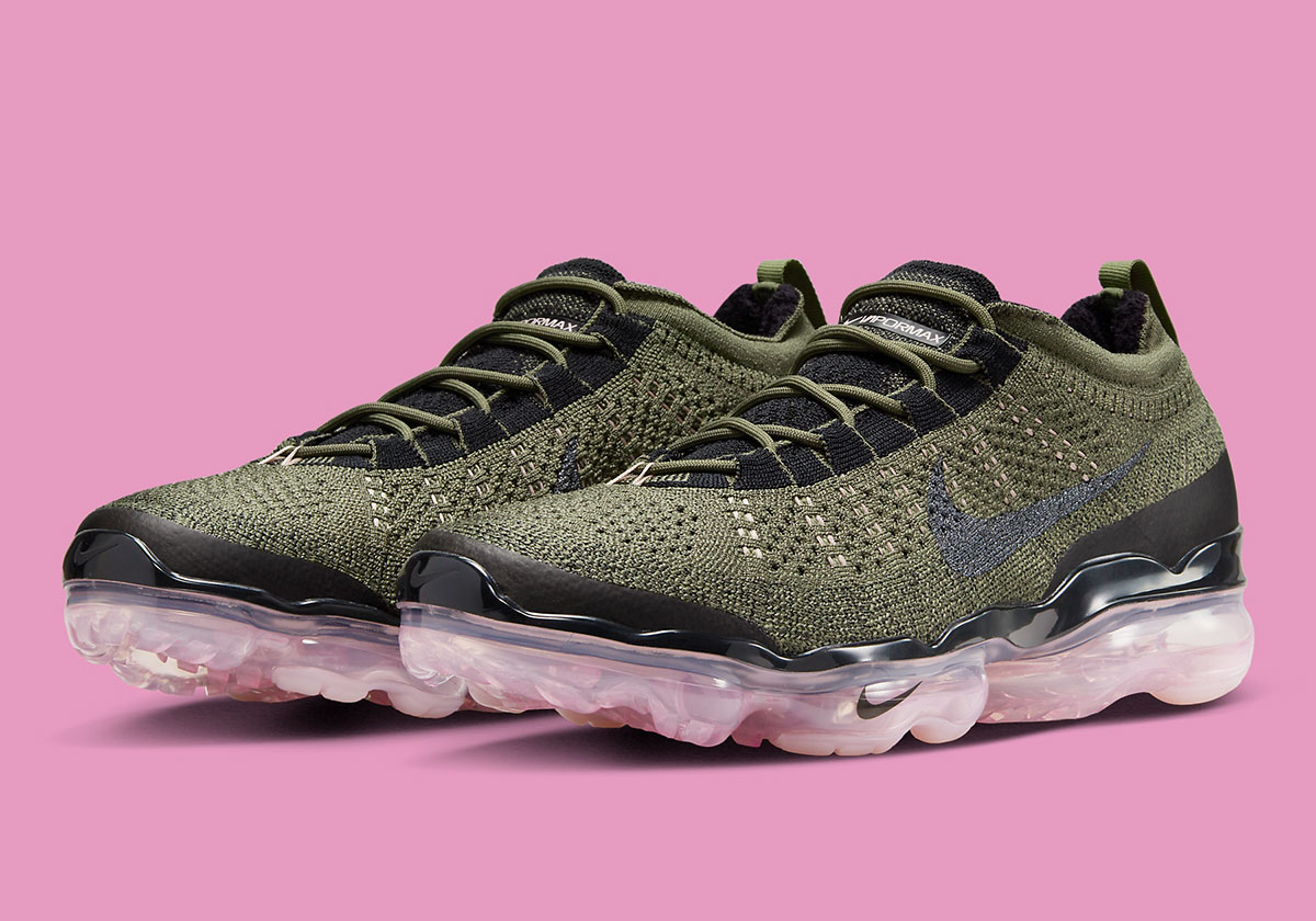 Nike VaporMax Flyknit 2023 'Medium Olive': Thiết Kế Mới Lạ với Chất Liệu Bền Vững - 2
