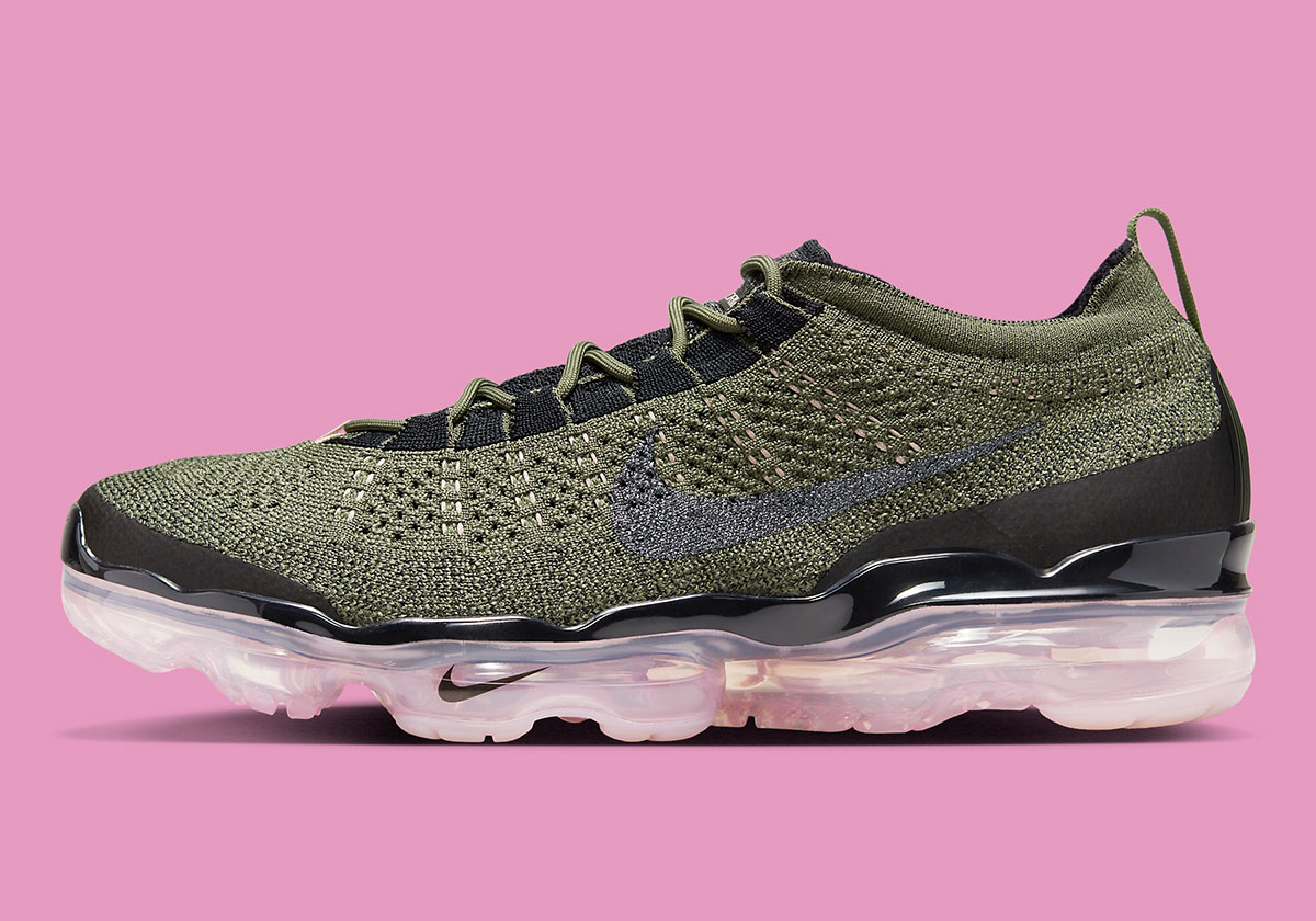 Nike VaporMax Flyknit 2023 'Medium Olive': Thiết Kế Mới Lạ với Chất Liệu Bền Vững - 3