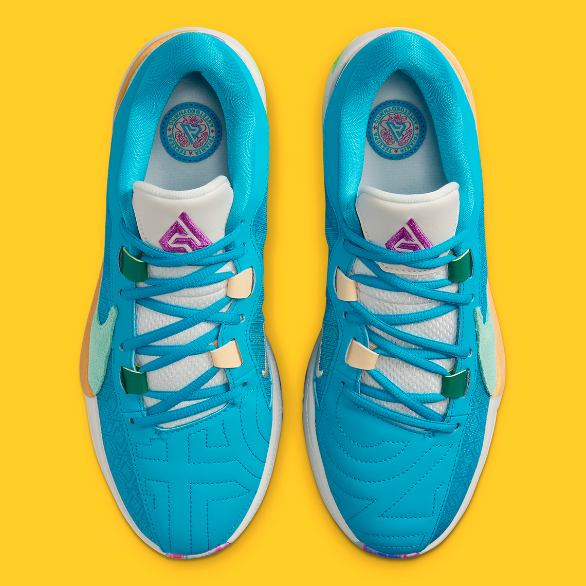 Nike Zoom Freak 5 Teal/Mint - Sự hòa quyện của màu xanh biển và màu bạc! - 6