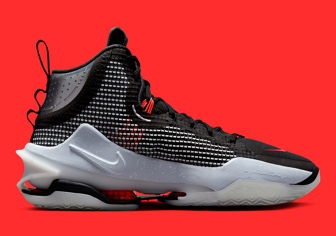 Nike Zoom GT Jump xuất hiện trở lại với màu đen và đỏ mặt trời - 3