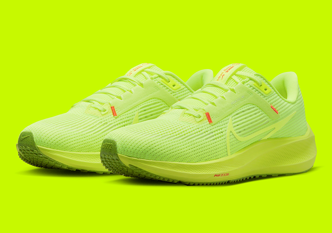 Nike Zoom Pegasus 40 Grinch: Màu xanh neon nổi bật trên thiết kế mới - 1