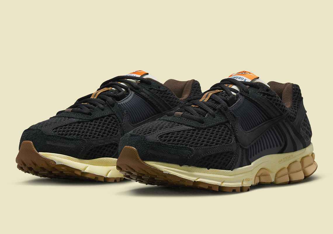 Nike Zoom Vomero 5 hạ cánh trong Đen/Nước cốt dừa - 2