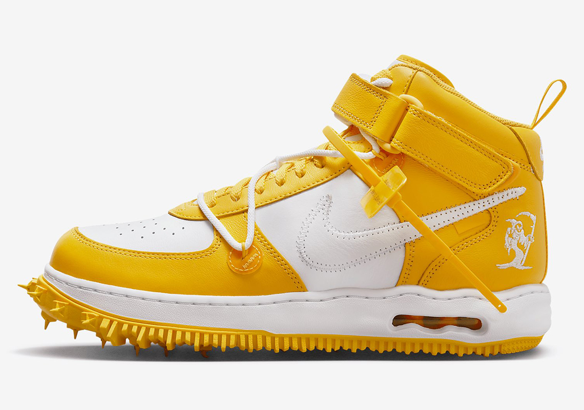 Off-White và Nike Ra Mắt Phiên Bản Air Force 1 Mid 'Varsity Maize' Sặc Sỡ - 2